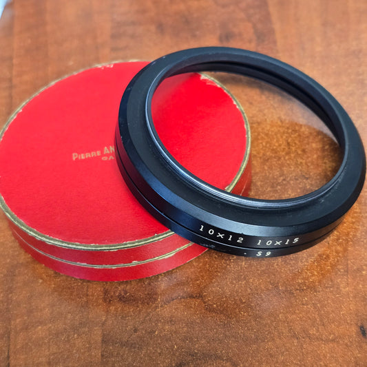 Angenieux Adapter & Retaining ring for Series 9 Filters ( 72mm ) with S9 UV Filter