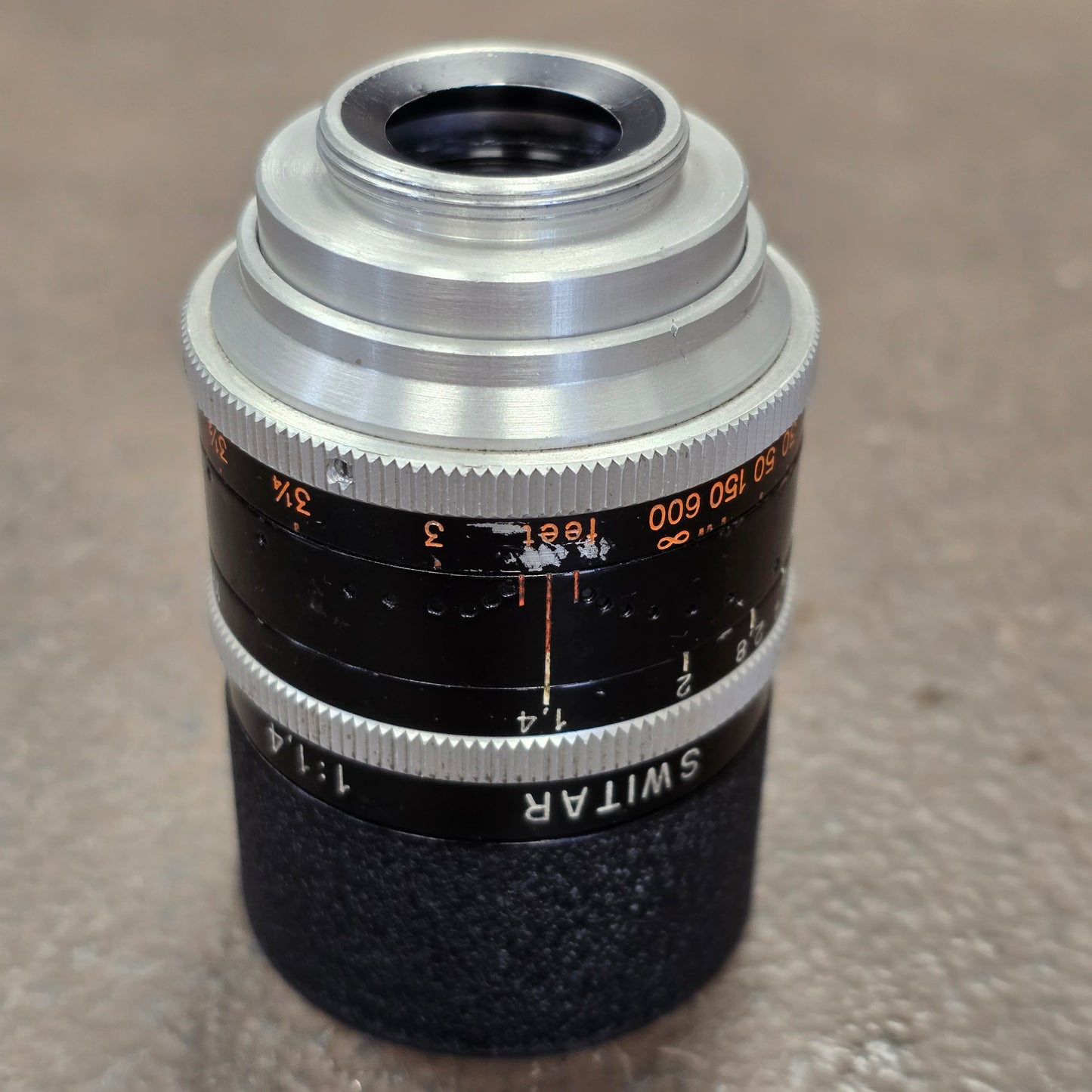 Switar 50mm f1.4 H16RX C-Mount Lens S# 887181