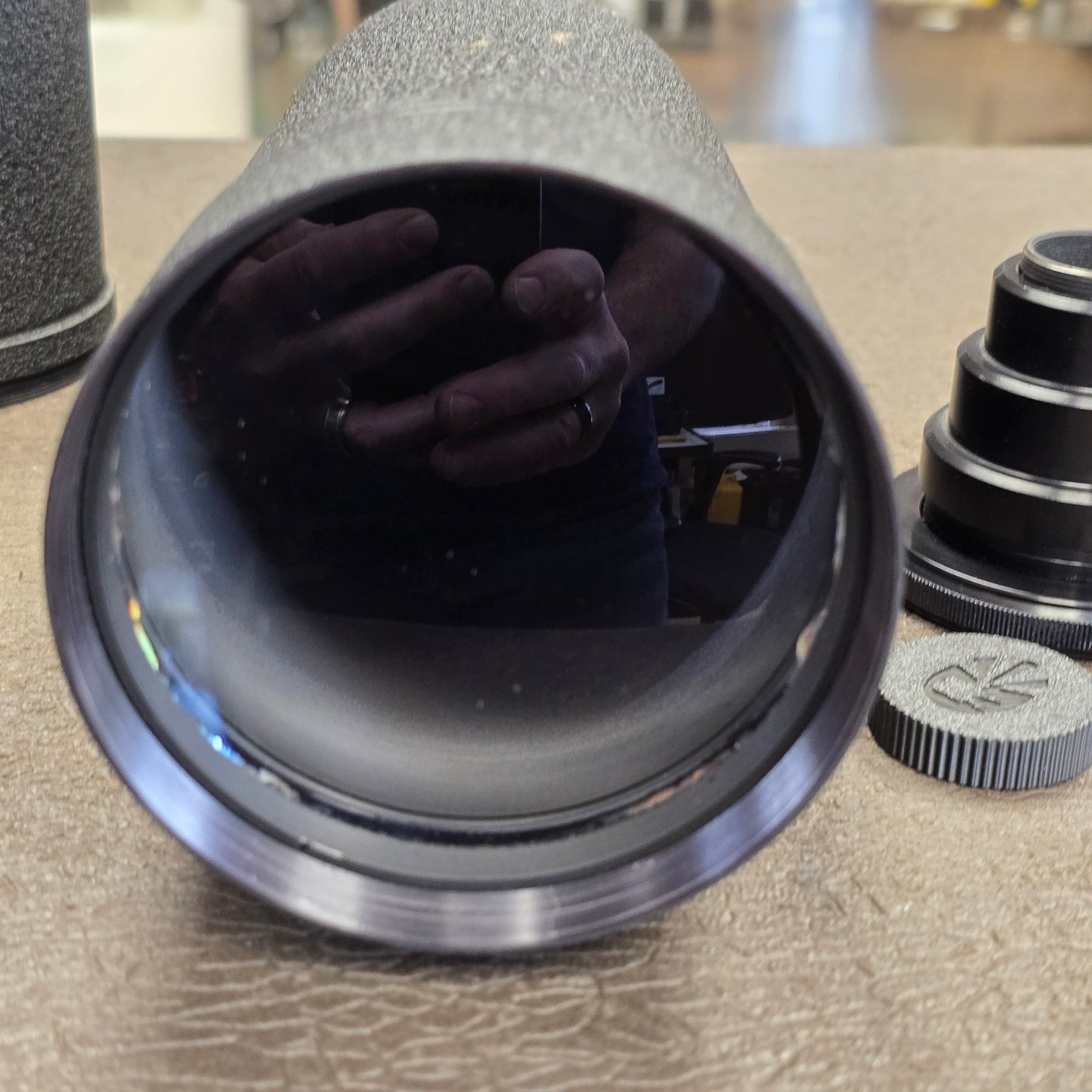 Century Tele-Anthenar II 385mm f4.5 Telephoto Lens with Century Universal C-Mount S# 813339