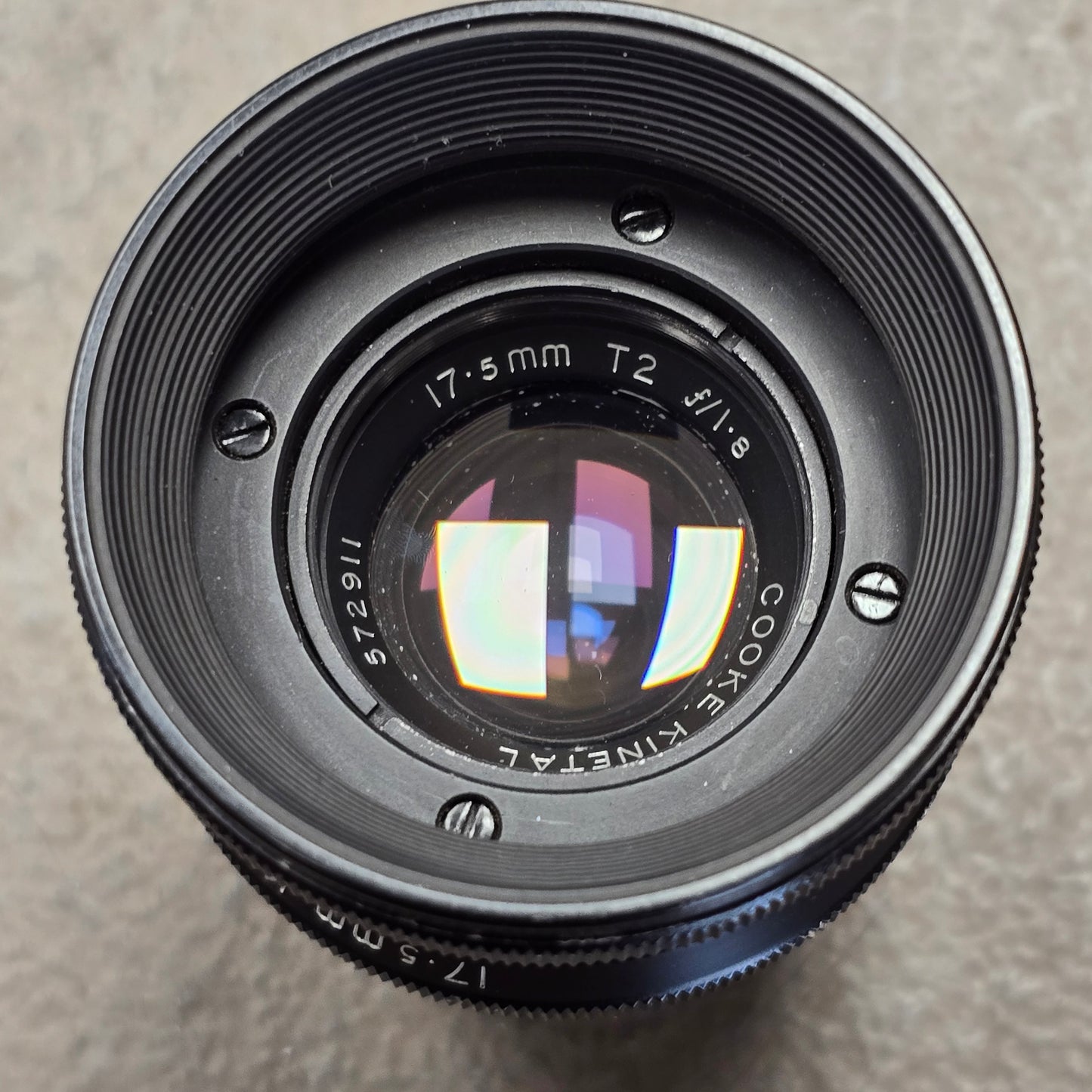 Cooke Kinetal 17.5mm f1.8/T2 Arri Standard Mount S# 572911