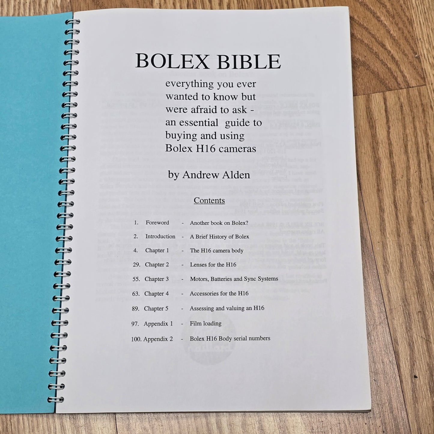 The Bolex Bible By Andrew Alden