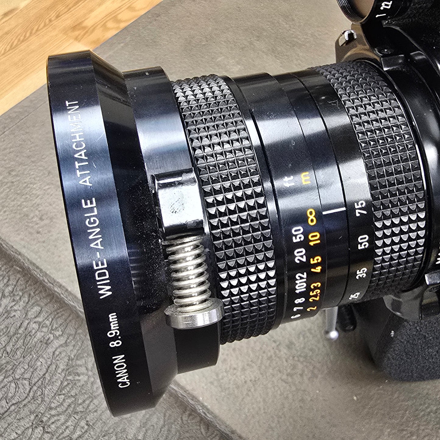 Canon 8.9mm Clamp On Wide Angle Attachment for Canon Scoopic Cameras