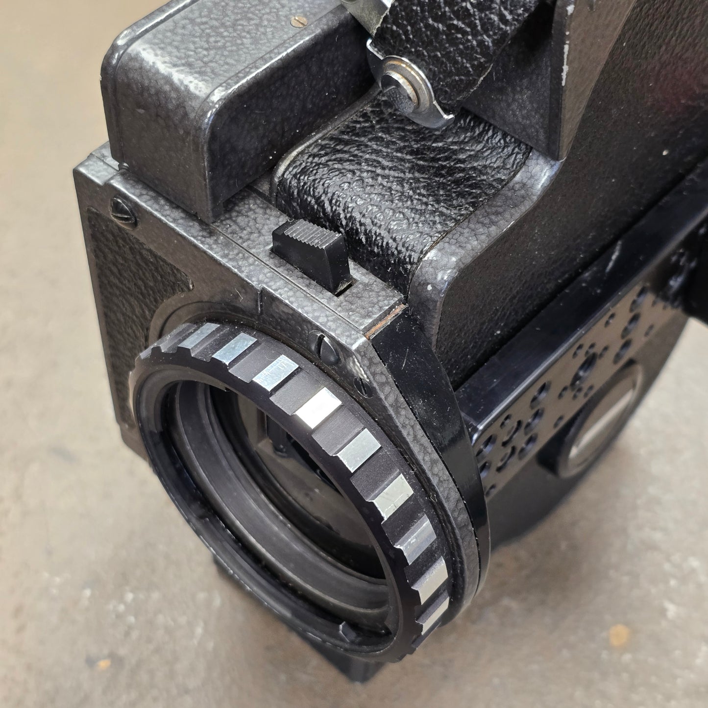 Bolex EL Super 16mm Camera Package with Tested Super 8 Custom Cage & Grip Batteries S# 310894