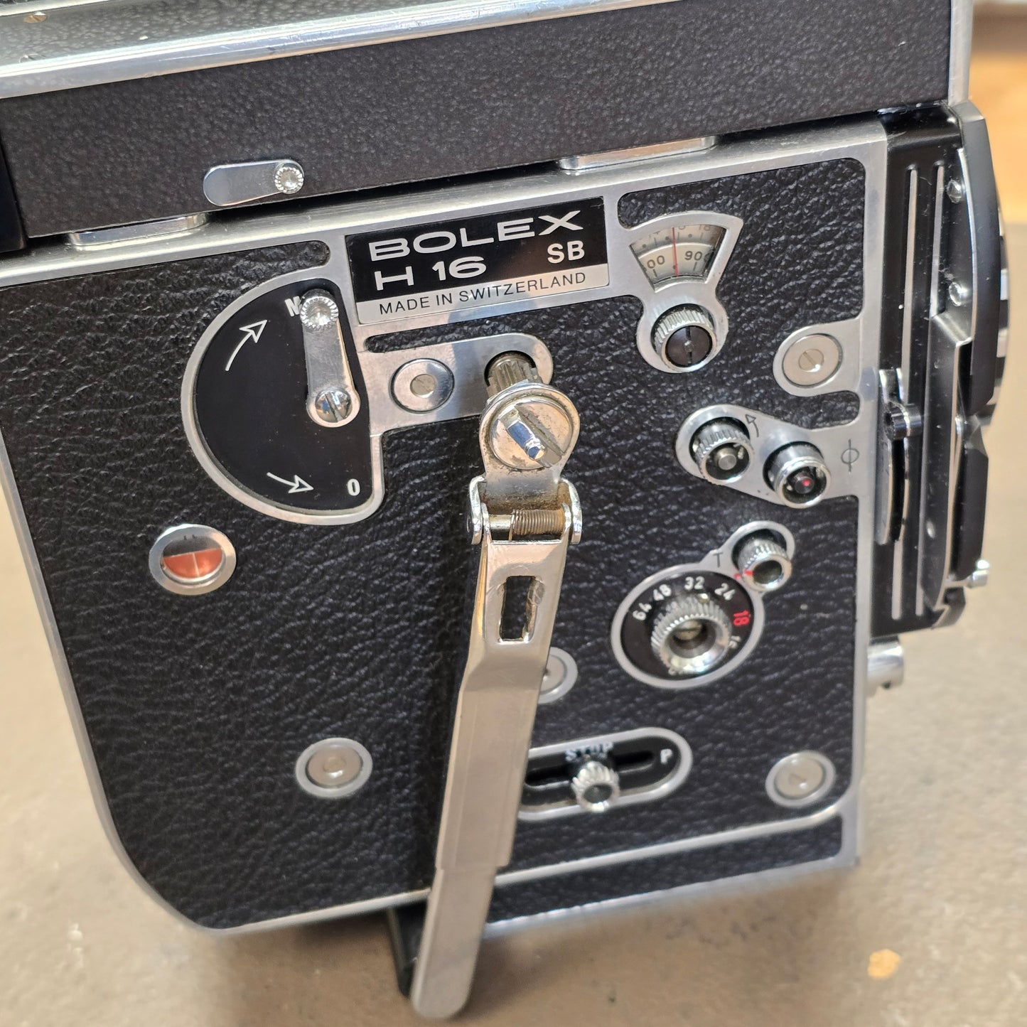 Bolex Super 16 SB Camera body with 13X Viewfinder S# 303332