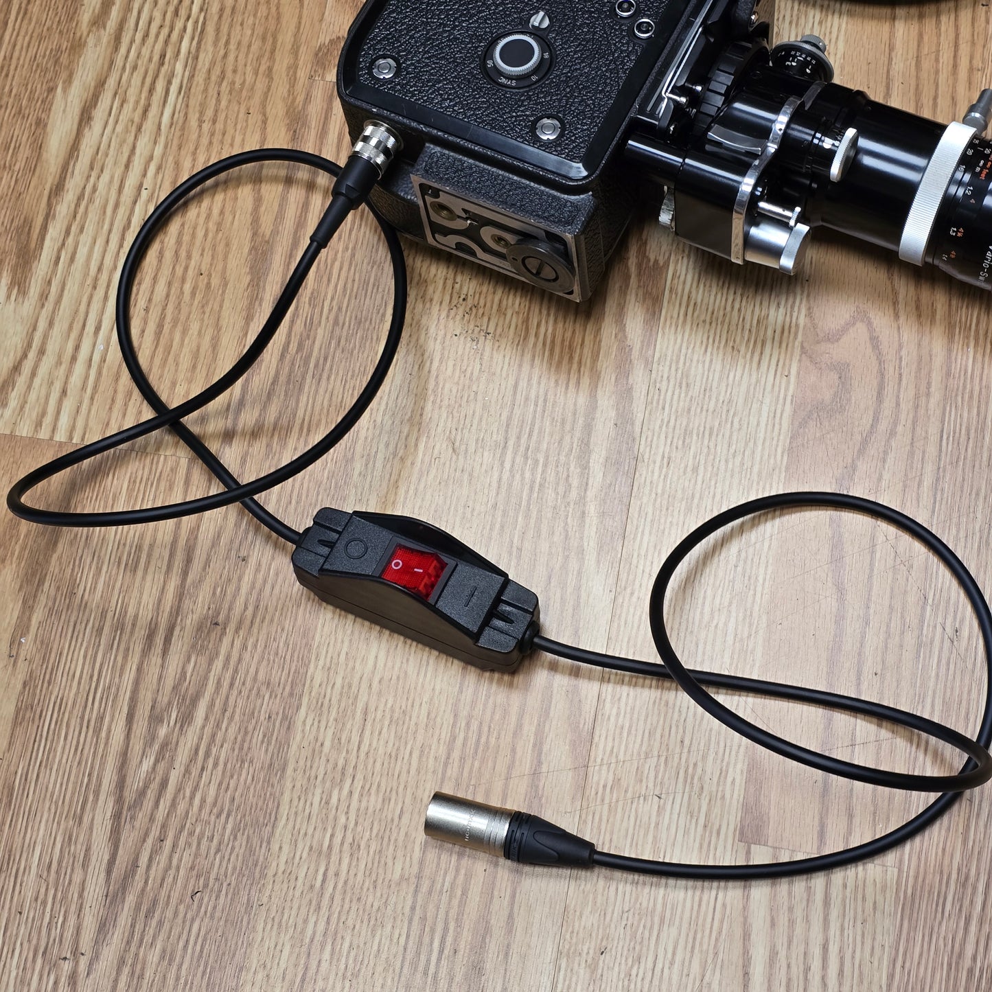 Bolex EBM On/Off Power cable 7-Pin Tuchel - 4-Pin XLR