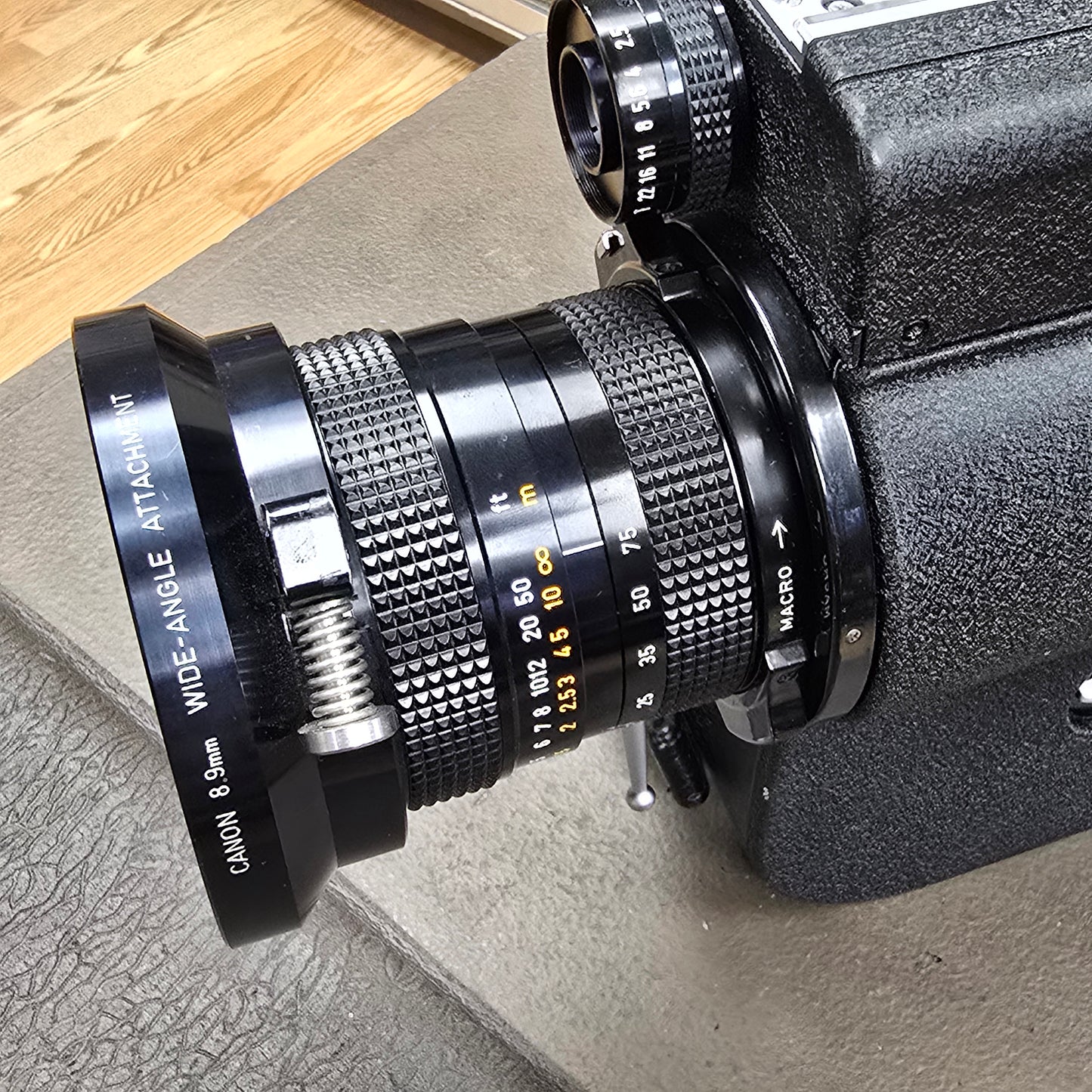 Canon 8.9mm Clamp On Wide Angle Attachment for Canon Scoopic Cameras