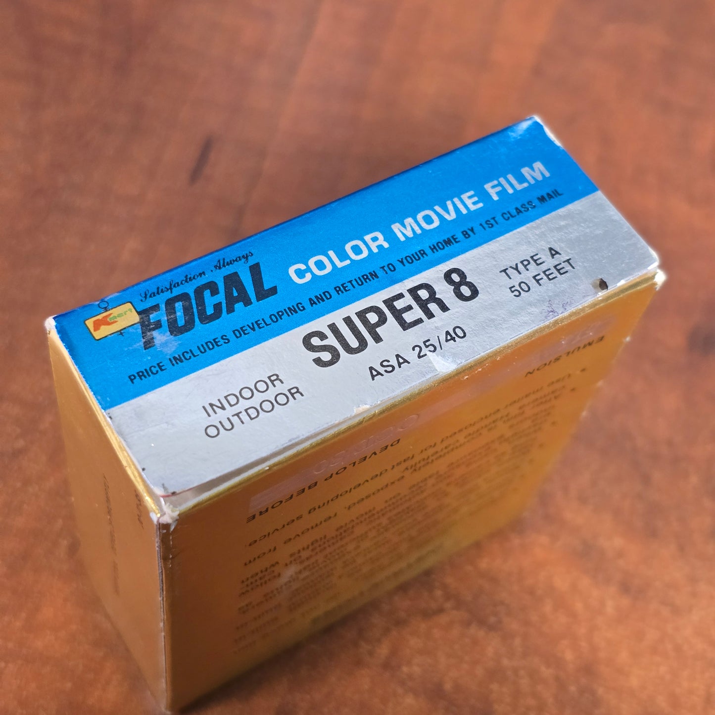 Kmart Focal Super 8mm 50' Color Reversal Film Expired Stock