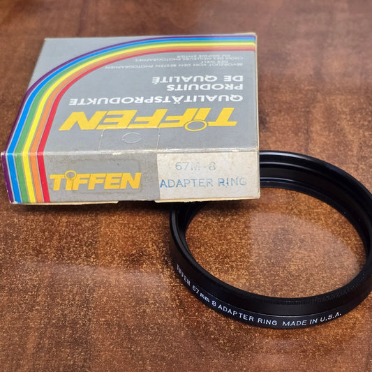Tiffen 67M-8 Series 8 Adapter Ring with Retaining Ring