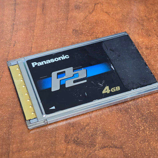 Panasonic 4GB P2 Card ( AJ-P2C004HG ) S# ACC05K2913