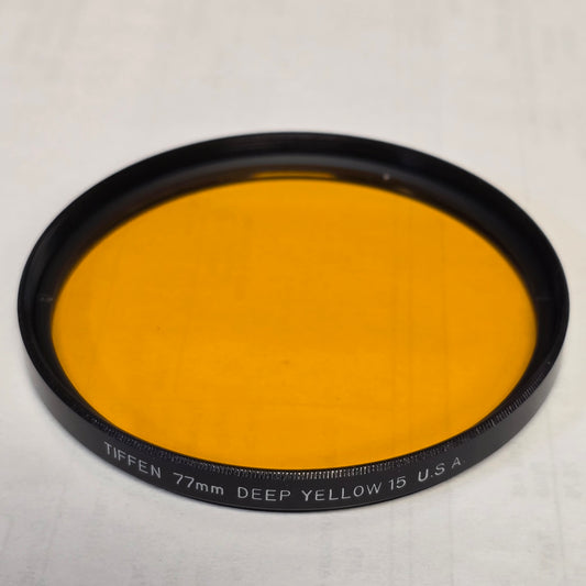 Tiffen 77mm Deep Yellow 15 Filter