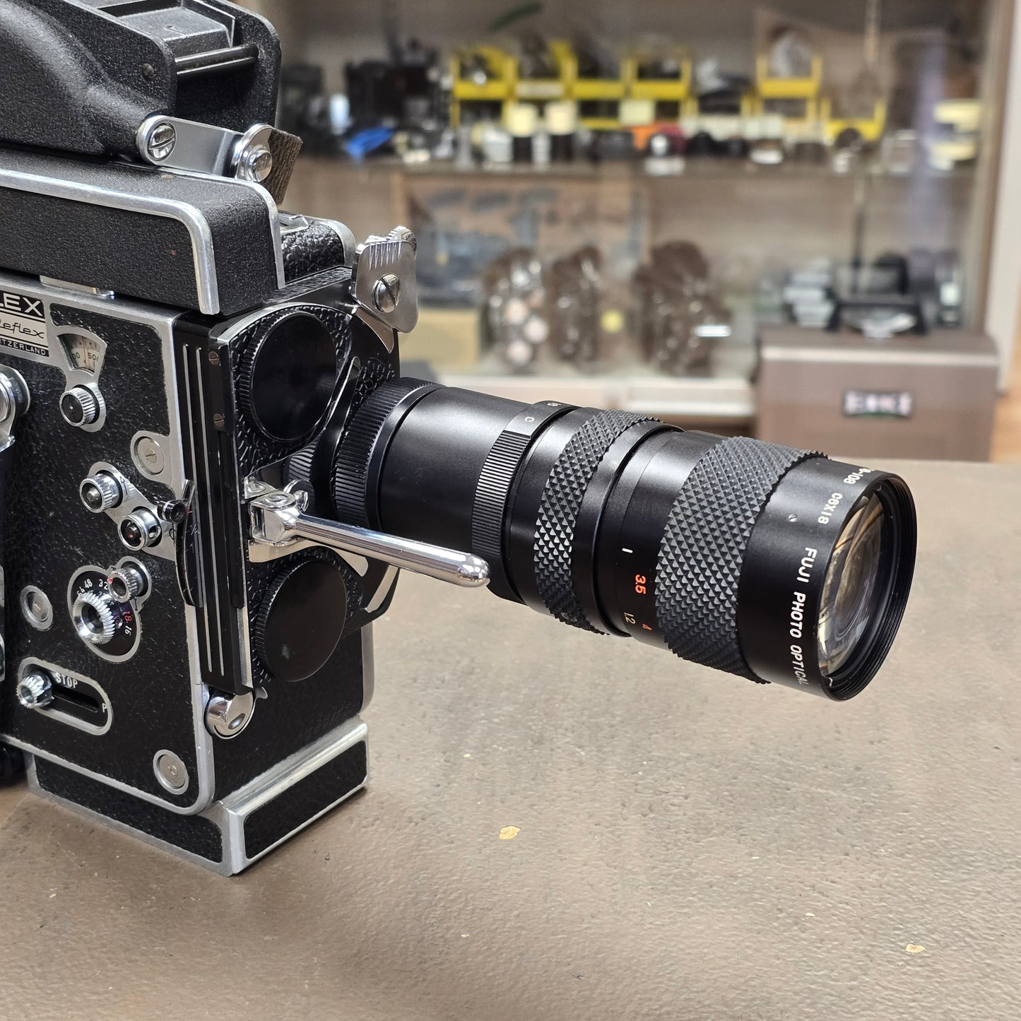 Fujinon-TV 18-108mm t/2.5 C6X18 C-Mount Zoom Lens S# 513893