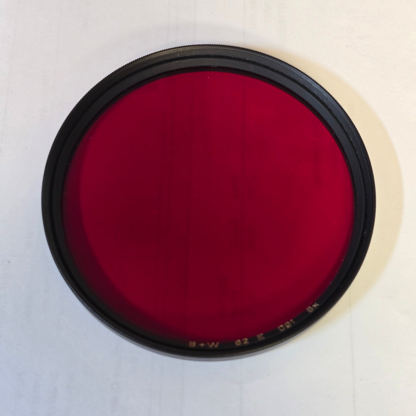 Schneider B+W 82mm RED 82 E 091 8X Filter