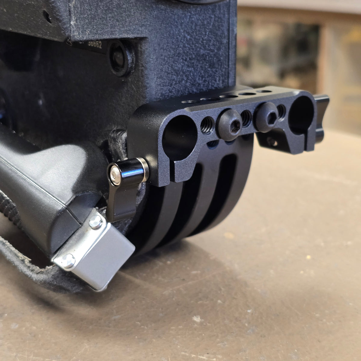 Canon Scoopic Base Plate with 15mm Rod Support System
