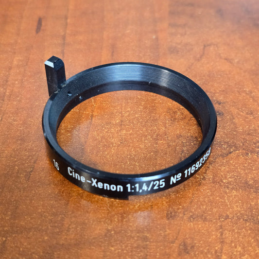 Schneider Cine-Xenon 1:1,4/25mm Iris Ring For Arriflex 16BL Blimp Housing S# 11692538