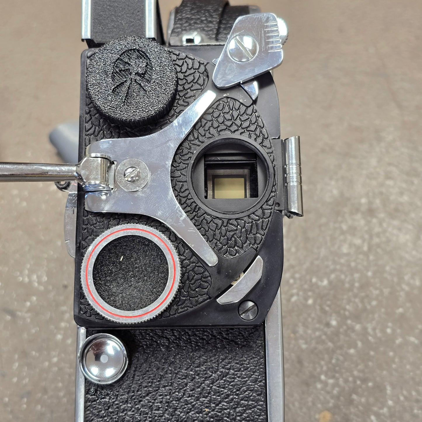 Bolex H16 Rex 3 16mm Camera with 10x viewfinder S# 206075 & Vario Switar 18-86mm Zoom lens S# 965900