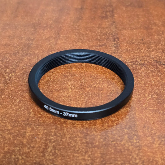 40.5mm - 37mm Step Down Ring Adapter