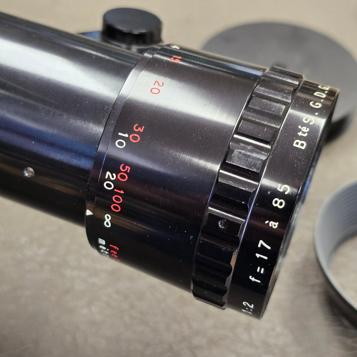 Bolex H16 M Non Reflex 16mm Camera body S# 249395 with Som Berthiot 17-85mm Dogleg Zoom Lens S# T72111 & Case