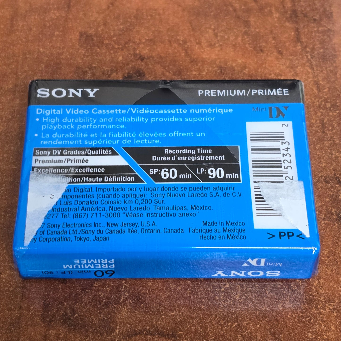 Sony Mini DV DVC 60 Min Premium Color Cassette Tape