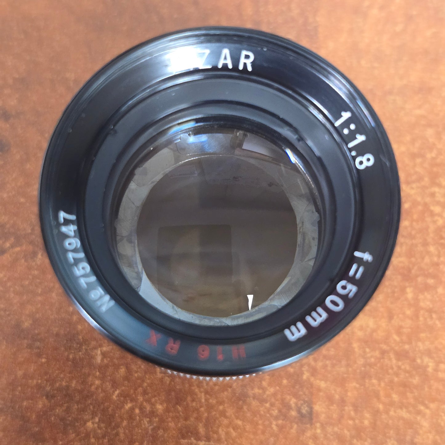 Pizar 50mm f1.8 H16RX C-Mount Lens S# 757947