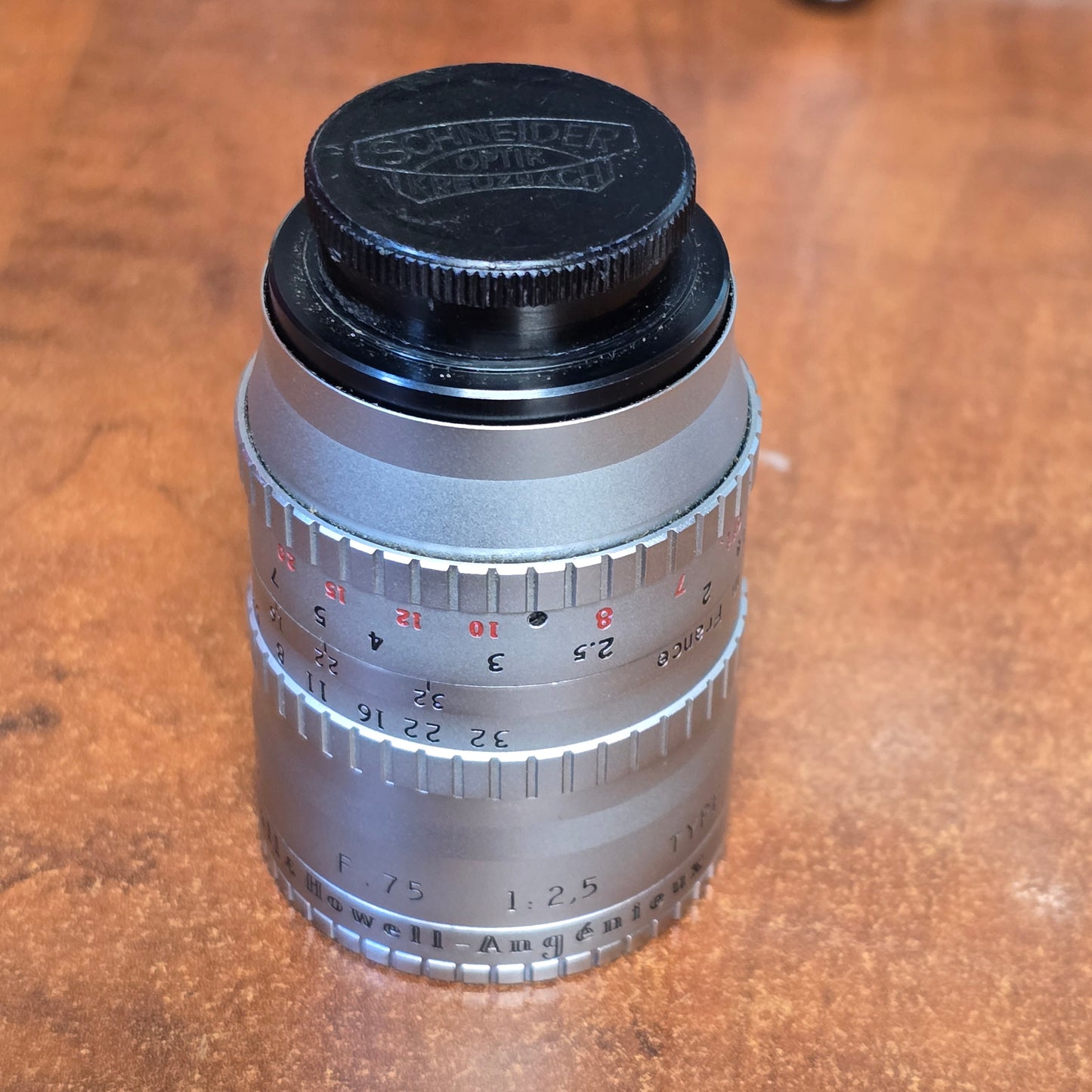 Angenieux 75mm f2.5 Type P3 C-Mount Telephoto lens S# 1249763