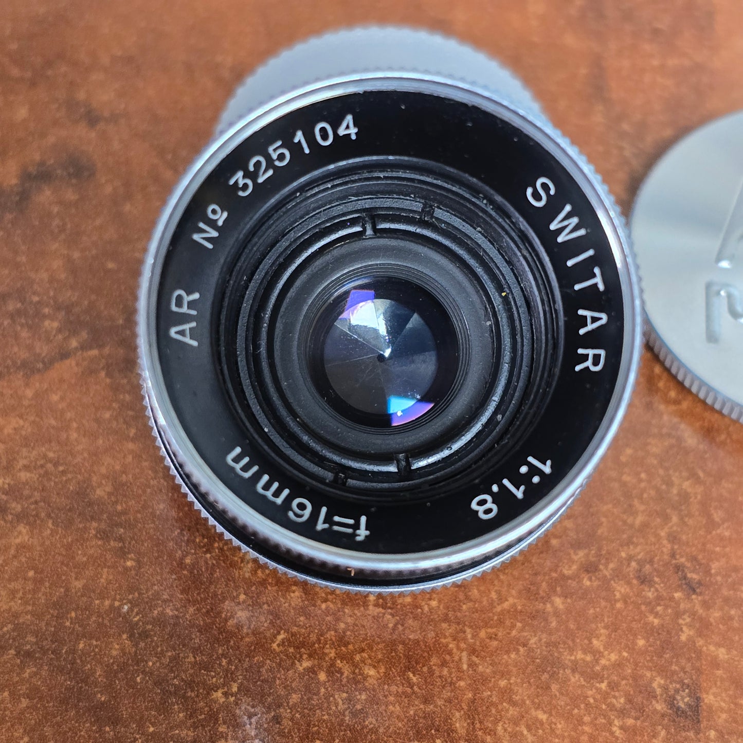 Switar 16mm f1.8 AR C-Mount Lens S# 325104