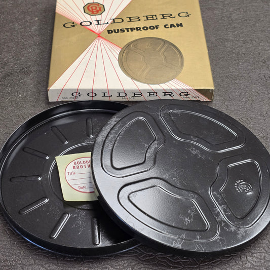 Goldberg Super 8mm / 8mm 300' Metal Storage Can (New)