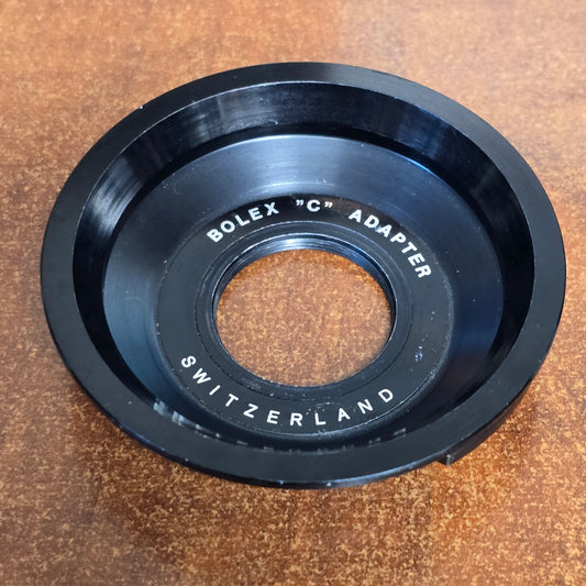 Bolex Bayonet - C-Mount adapter with Dust Protector