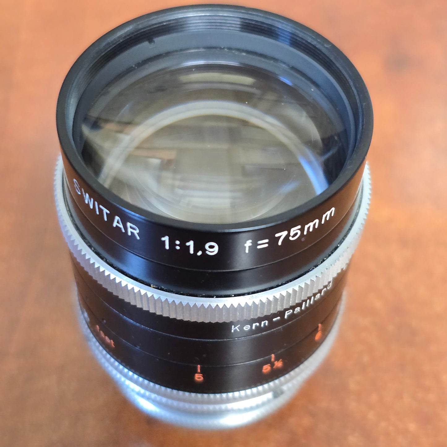 Switar 75mm f1.9 C-Mount Lens S# 1061812
