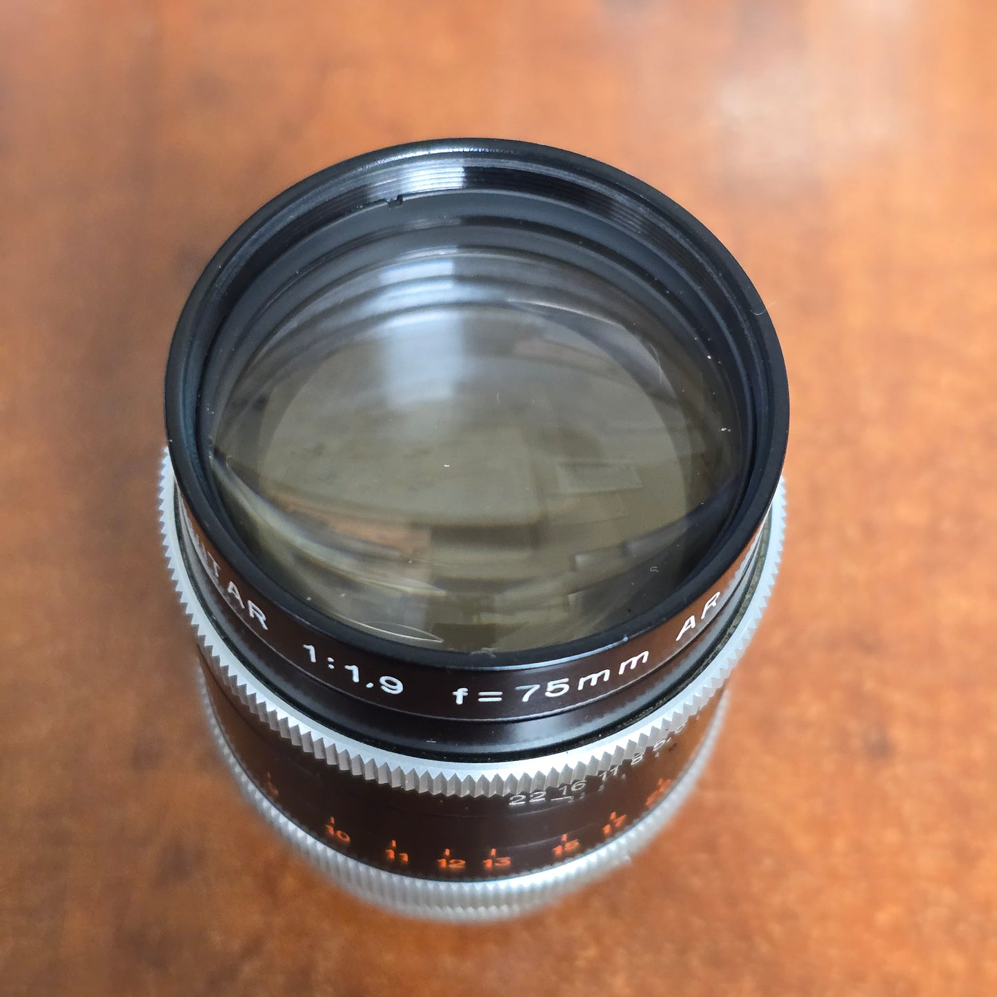 Switar 75mm f1.9 AR C-Mount Lens S# 663860