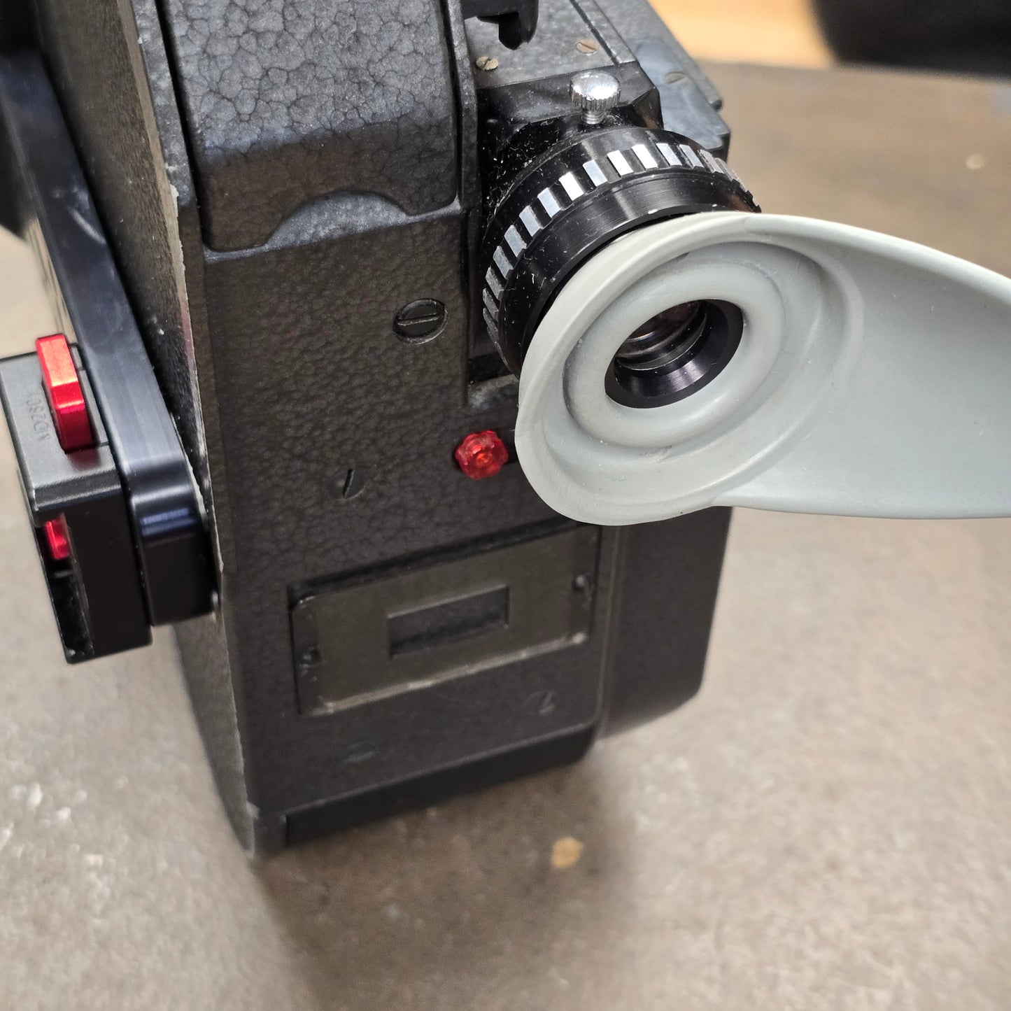 Bolex EL Super 16mm Camera Package with Tested Super 8 Custom Cage & Grip Batteries S# 310894