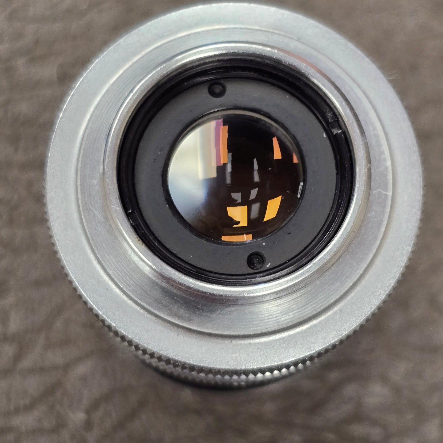 Switar 10mm f1.6 C-Mount Lens S# 1037028 with Bolex Series 6 Lens Shade