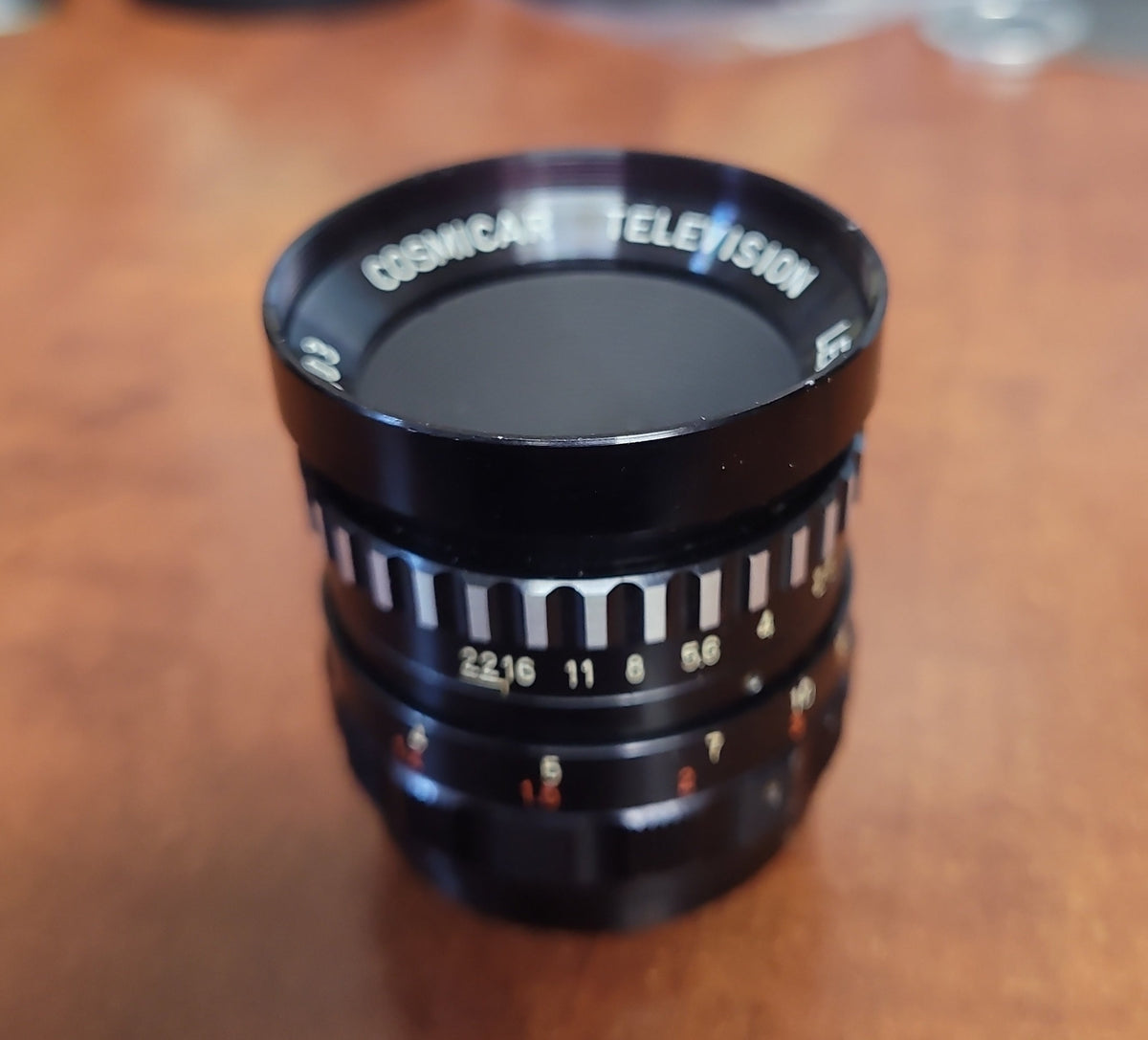 Cosmicar Cosmicar Television 25mm f1.9 C-Mount Lens S# 37903 – Du-All Camera