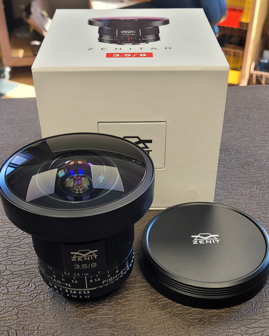 Zenitar 8mm F3.5 Super Fish Eye Lens M42 Mount