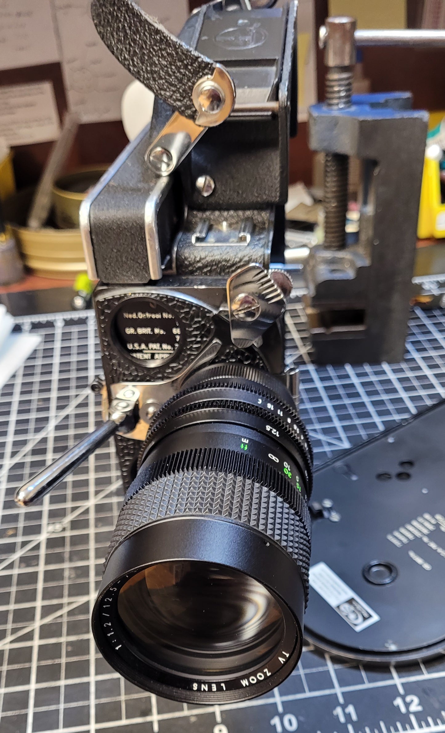 Computar 12.5-75mm f1.2 C-Mount TV Zoom Lens S# 128611