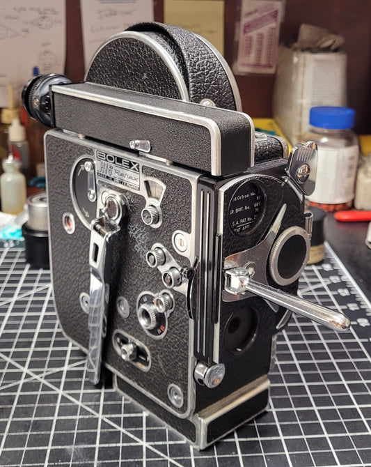 Bolex H16 Rex 4 16mm Camera Body with 10x viewfinder s# 241008