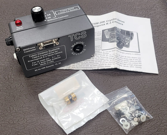 TCS TXM-D Crystal Drive for Krasnogorsk K-3 16mm Film Cameras