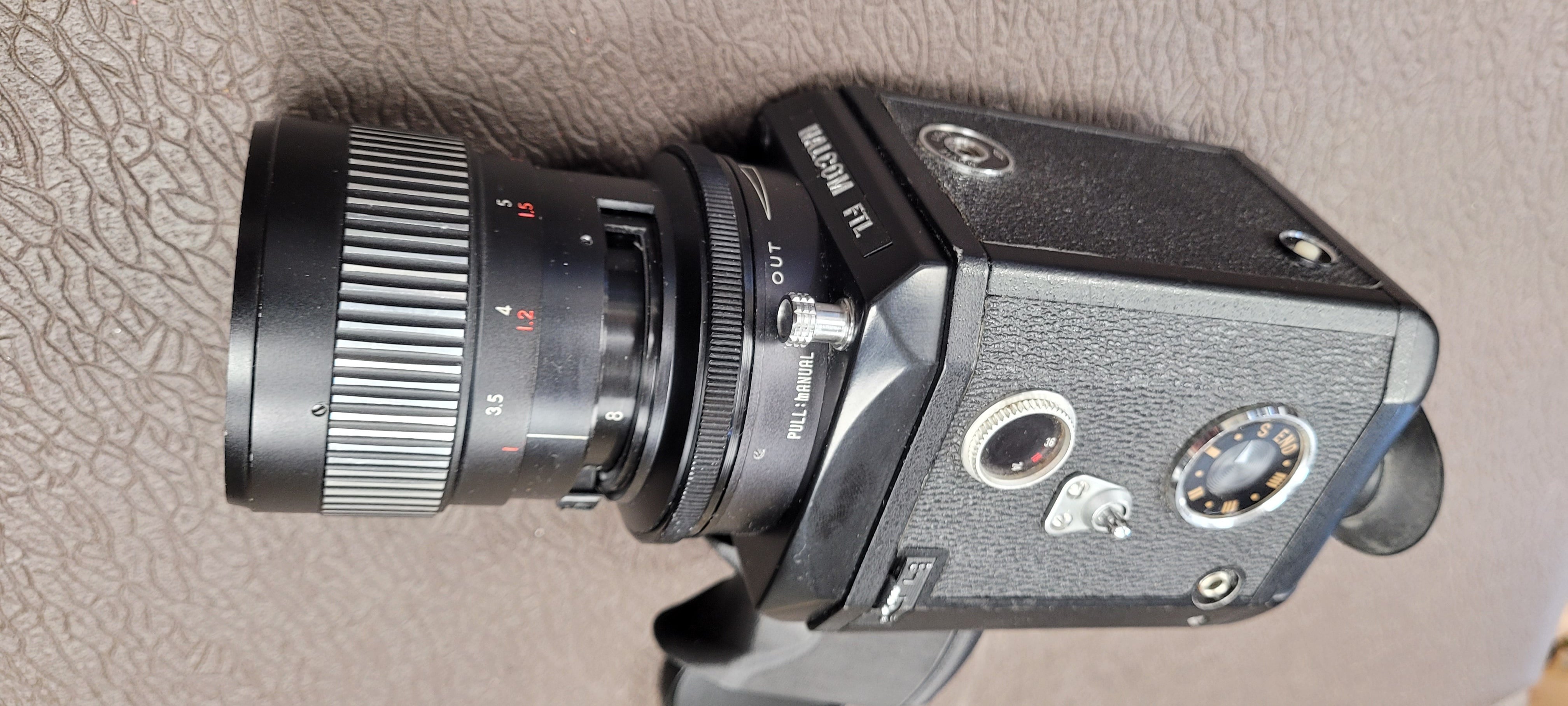 Nalcom FTL Synchro Zoom Super 8mm Camera S# 02043 with Shinkor 8