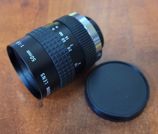 Cosmicar Television Lens 50mm T1.8 C-Mount