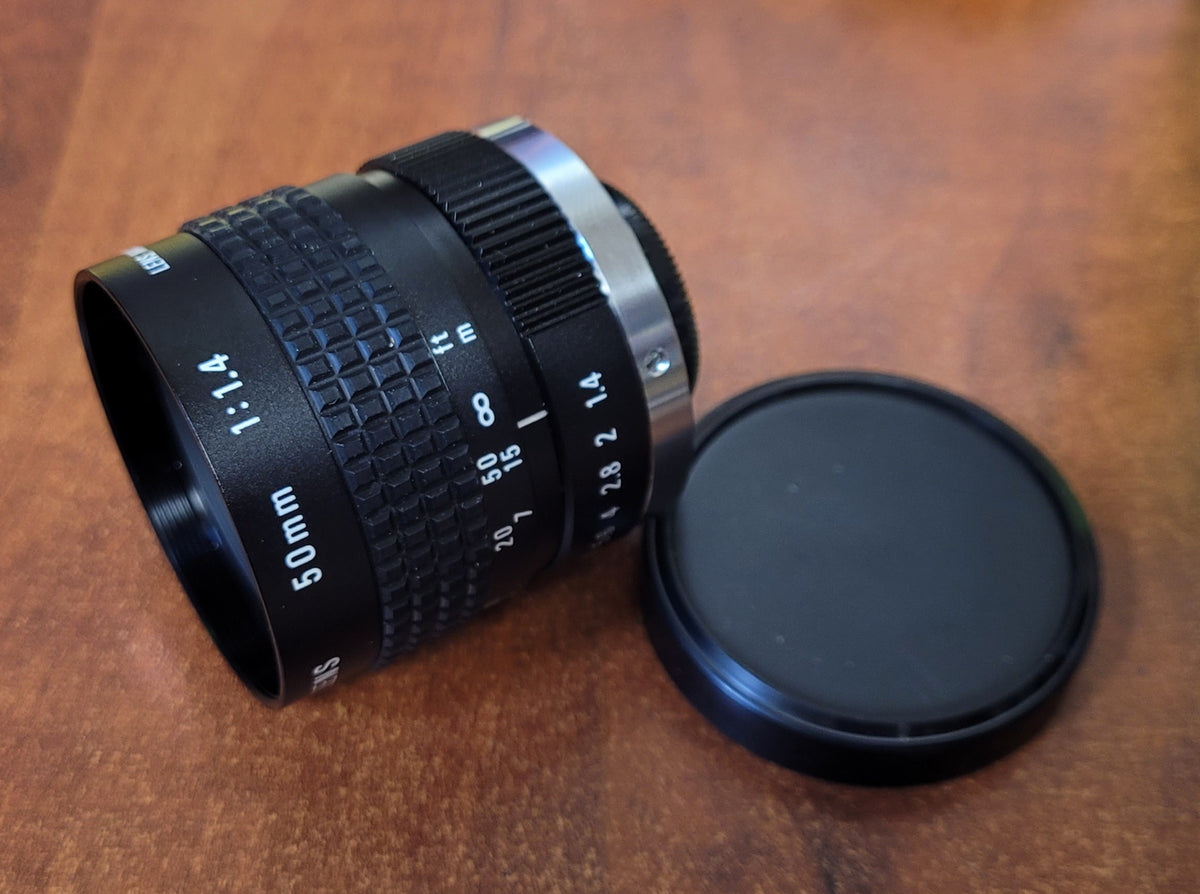 Cosmicar Cosmicar 50mm f1.4 TV C-Mount Lens S# N/A – Du-All Camera