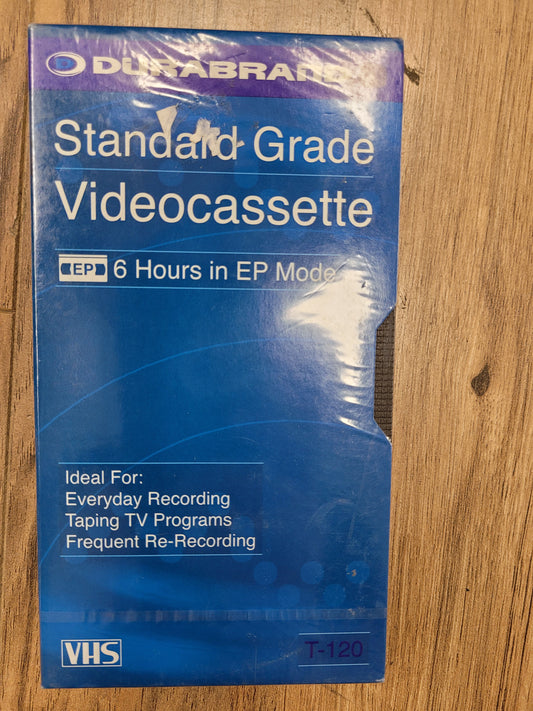Standard Grade T-120 VHS Cassette - 6 Hour