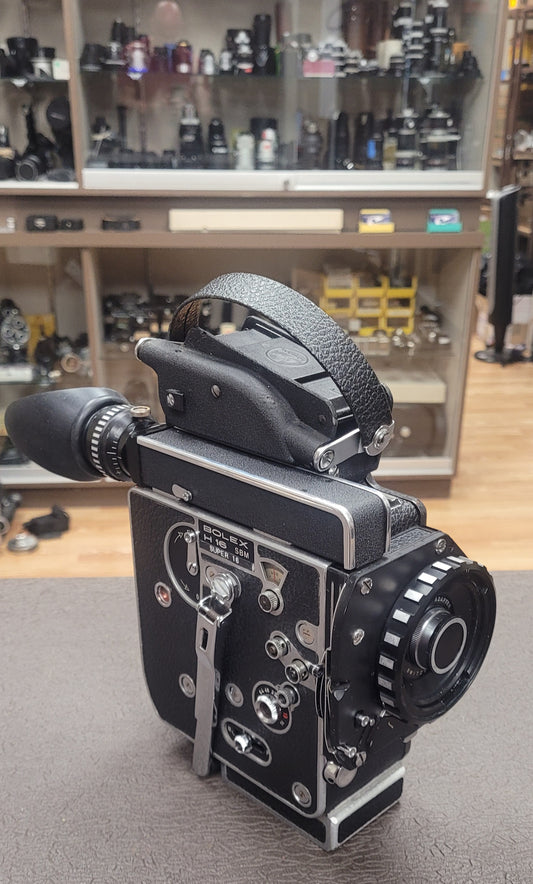 Bolex SBM Super-16 Camera body with 13X viewfinder