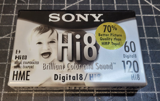 Sony Hi8 60 Min HME Camcorder Tape