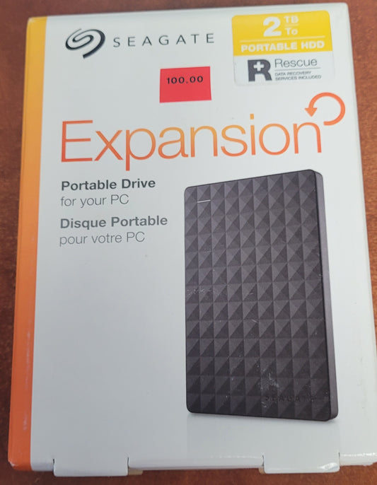 Seagate Expansion 2TB Portable Hard Drive