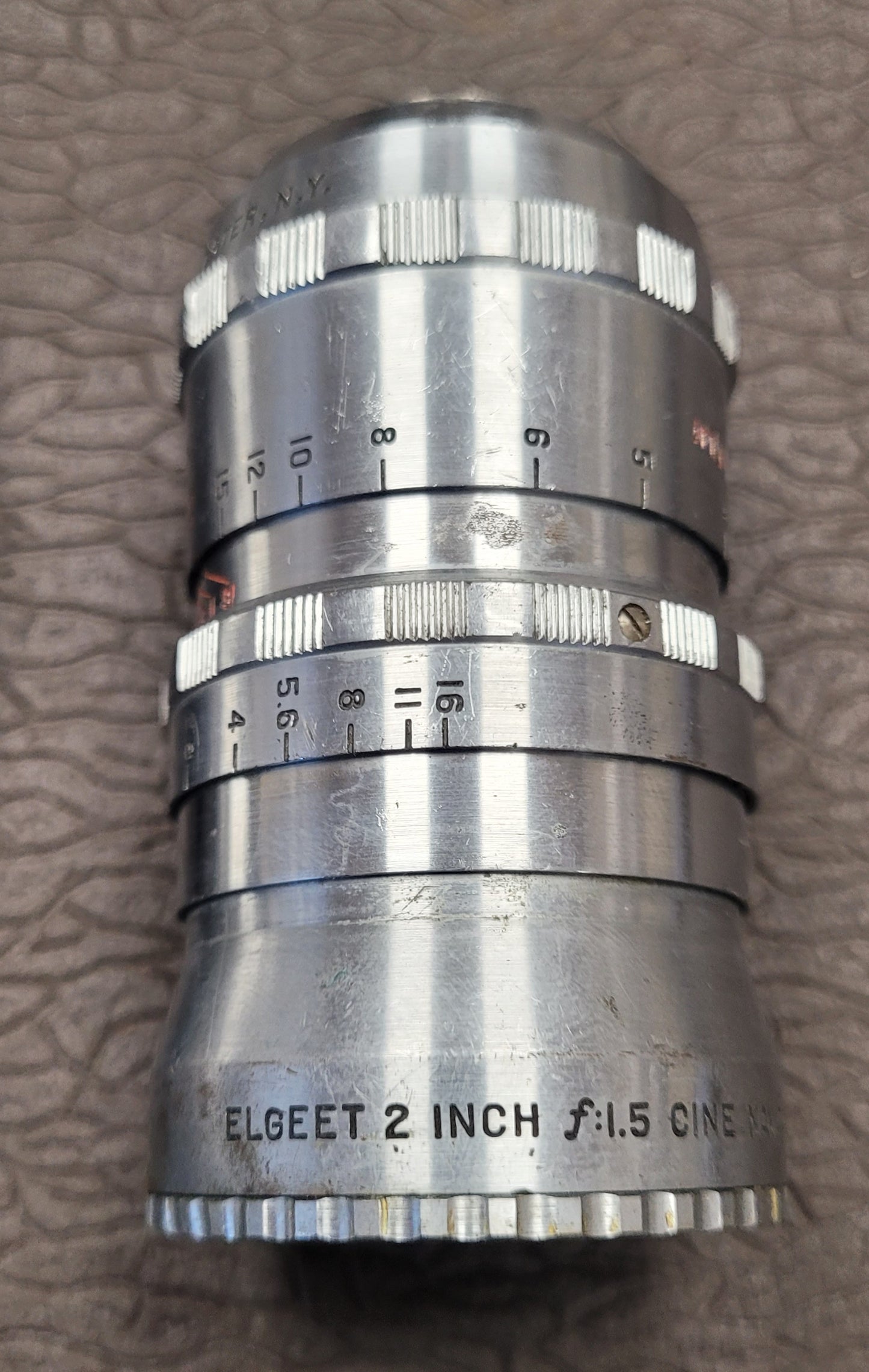 Elgeet 50mm 2" f1.5 Cine Navitar C Mount lens