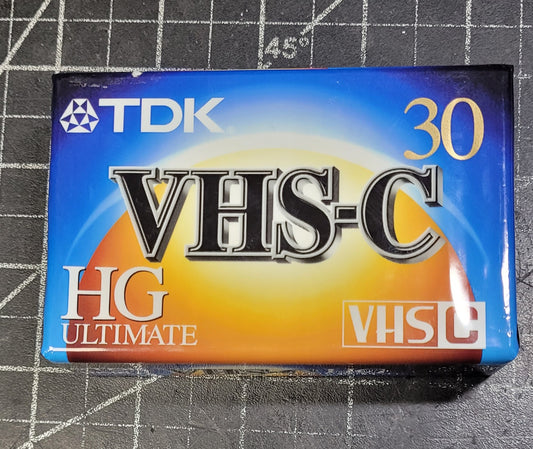 TDK HG Ultimate 30 VHS C Cassette