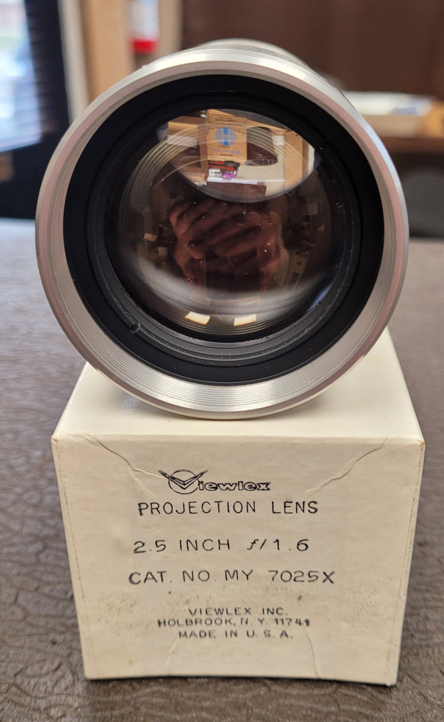 VIEWLEX Inc. 2.5" 62.5mm f/1.6 16mm Projector Lens for Bell & Howell & more