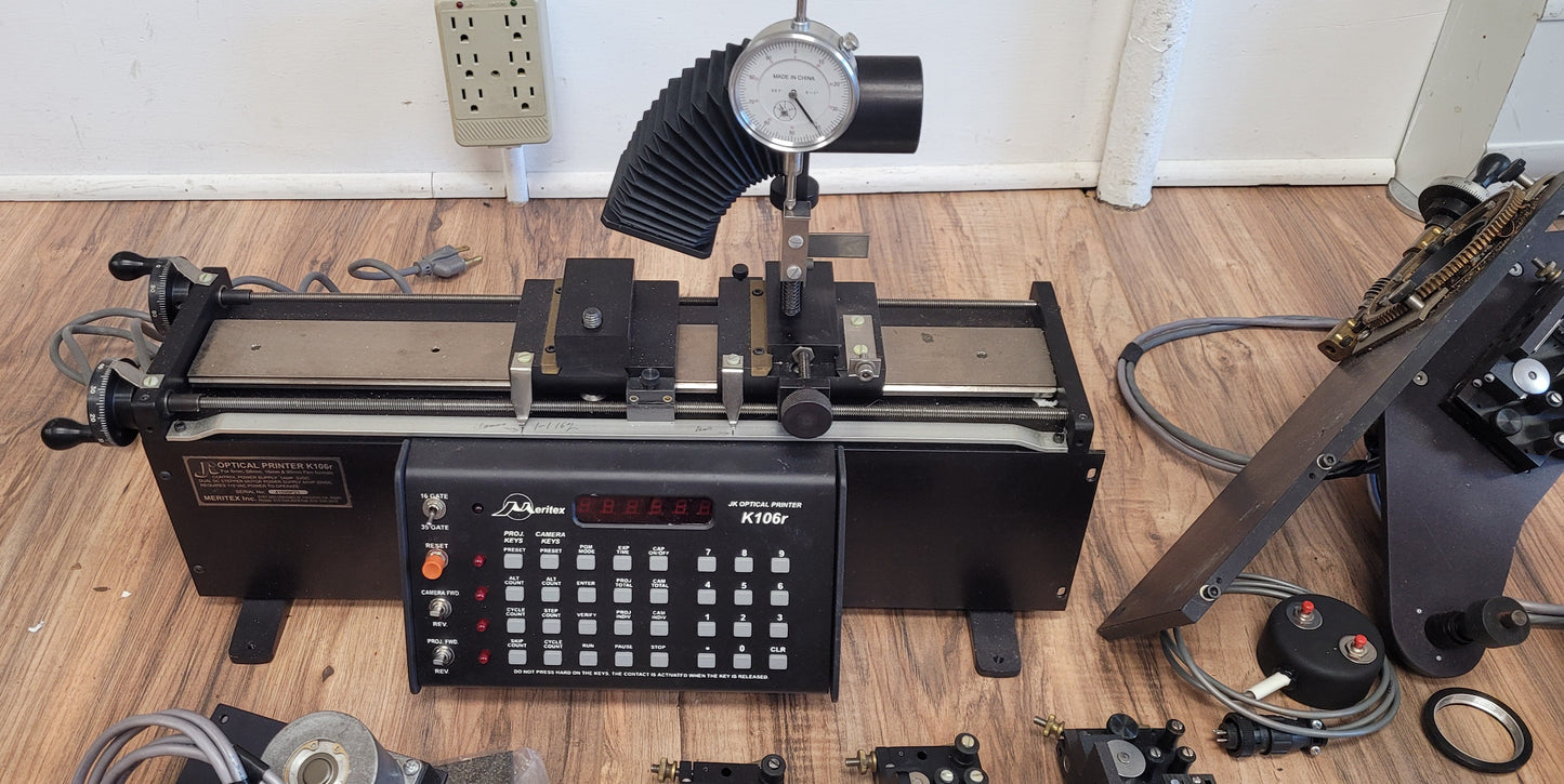 Meritex Inc. JK Optical Printer K106r for 8mm, S8mm, 16mm & 35mm Film Formats
