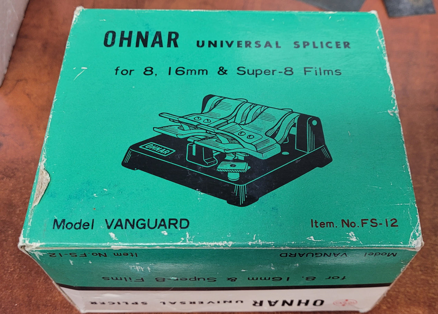 Ohnar Universal Film Splicer Model Vanguard Item FS-12 for 8mm 16mm S8mm
