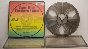 Kalt Super 8mm 400 foot Film Reels & Cans 3 pack