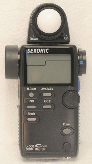 Sekonic L-508 Cine Zoom Master Flash & Cine Meter with Case